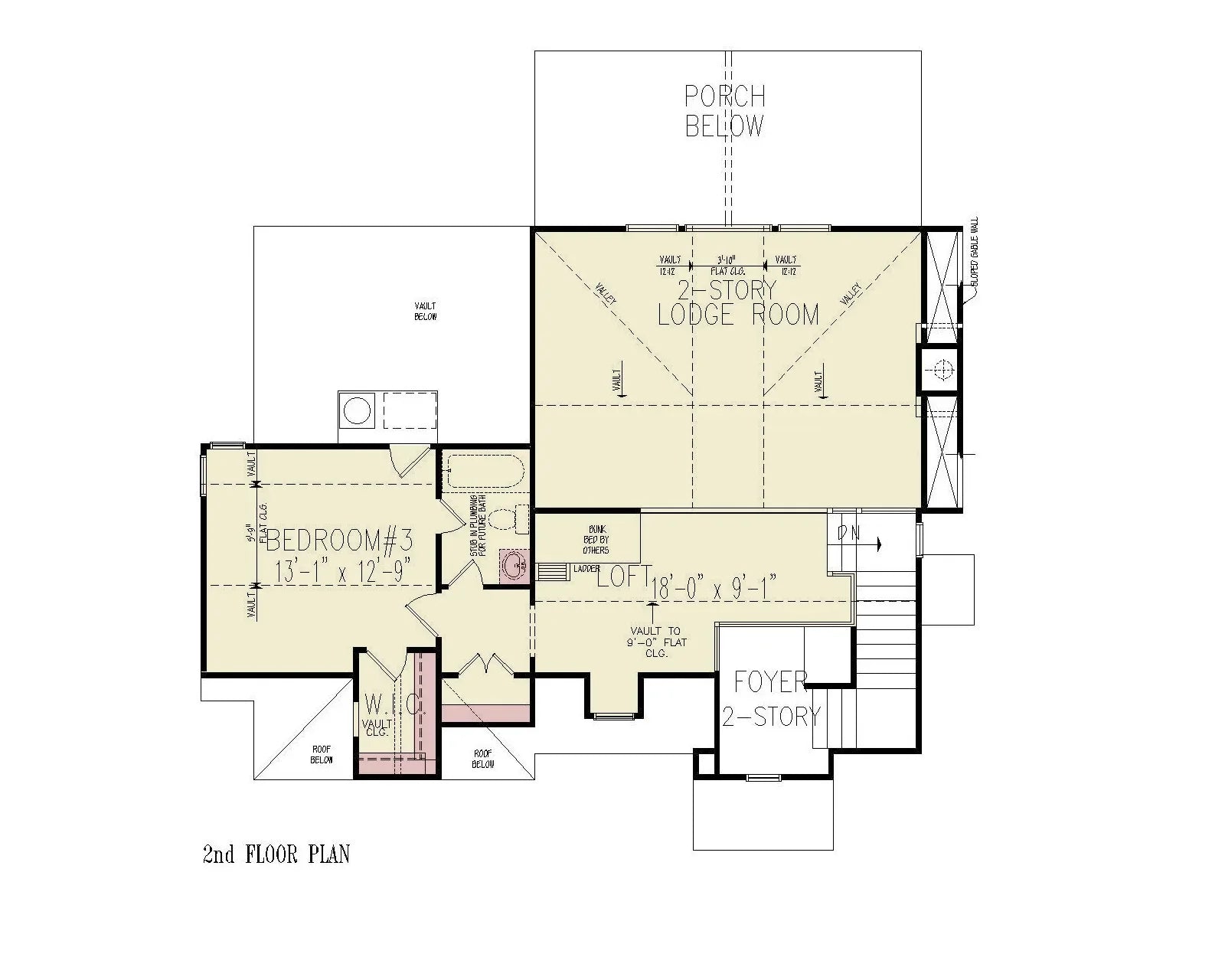 Glenville Modern Farmhouse Archival Designs Floor Plan