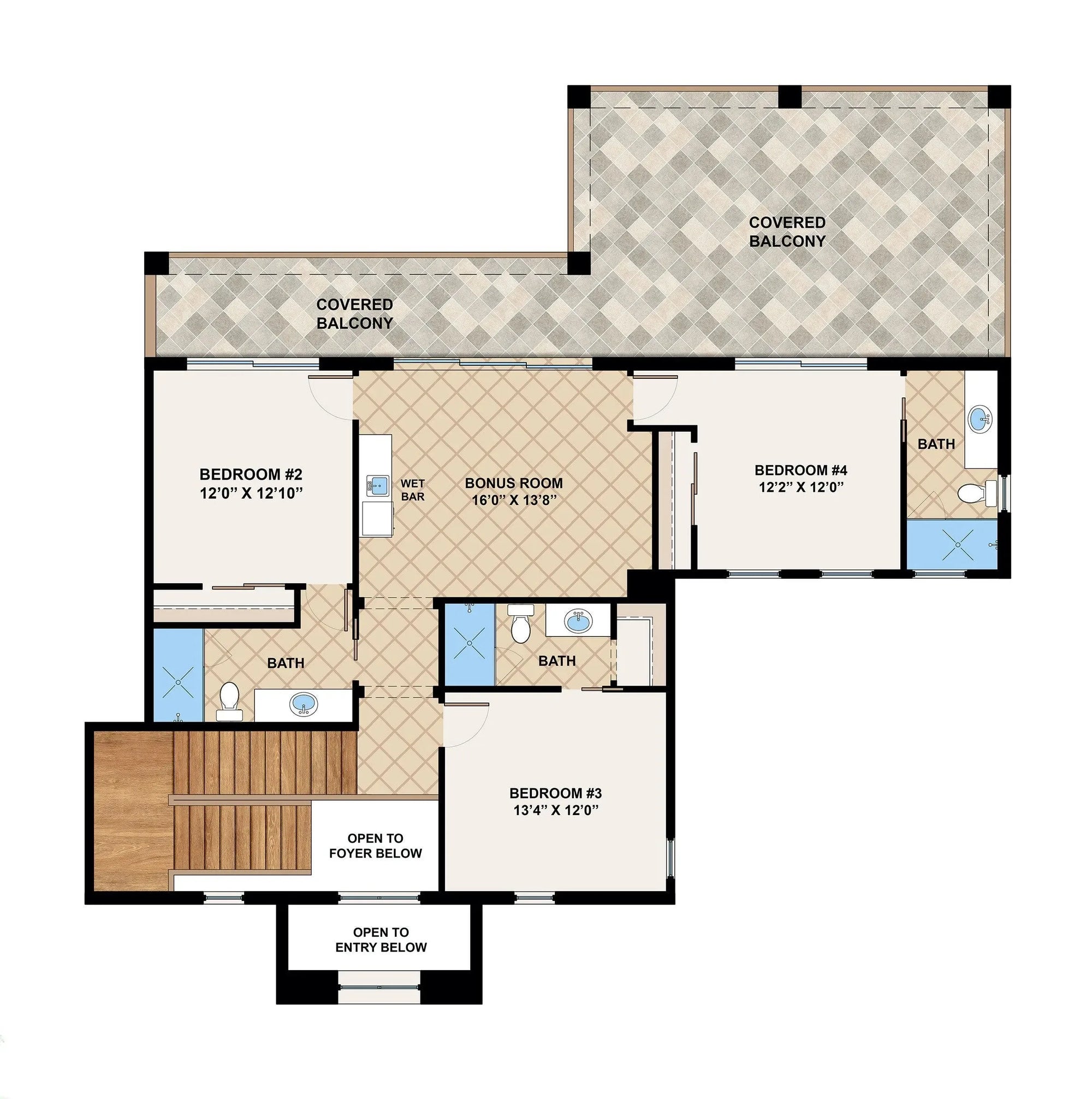 Goldcoast House Plan - Archival Designs House Plans, floor plan