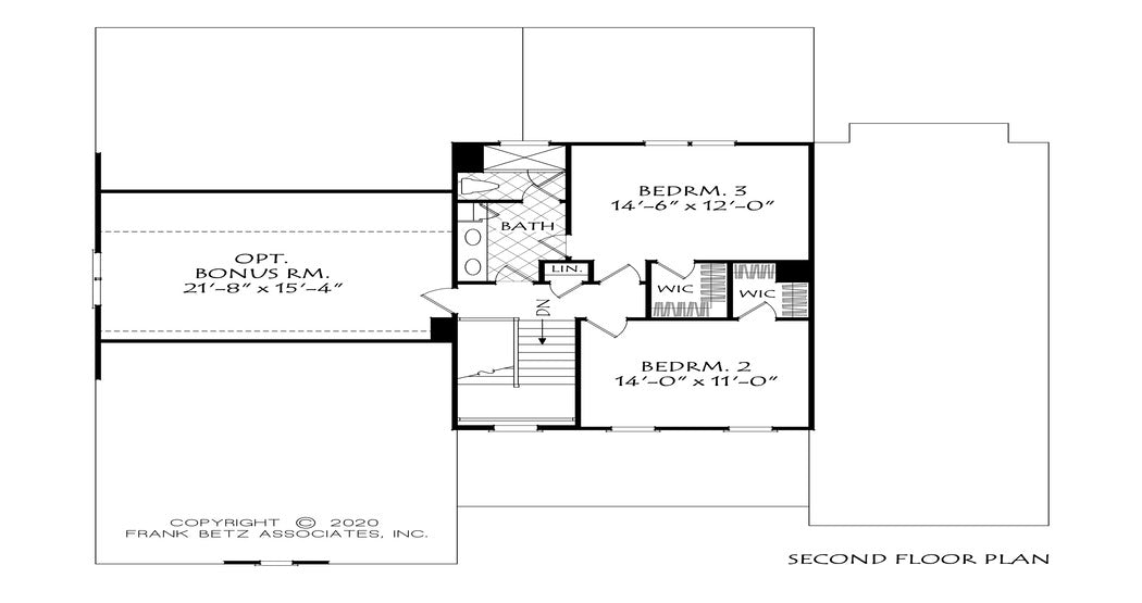 Grayson Cottage Second Floor Plan