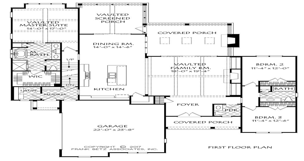Hickory Flat First Floor Plan
