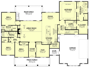 holly crest house plan - archival designs house plans, floor plan