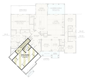 jade cottage house plan - archival designs house plans, floor plan