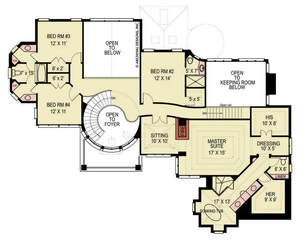 kildare castle house plan - archival designs house plans, floor plan