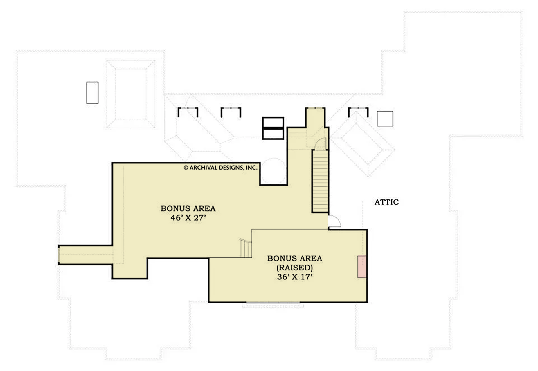 LaCrysta Place House Plan - Archival Designs House Plans, floor plan