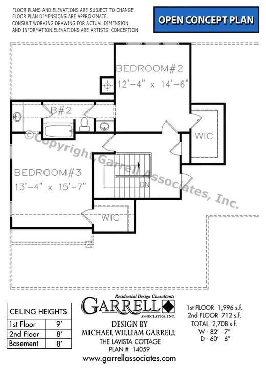 Lavista Cottage House Plan - Archival Designs House Plans, floor plan