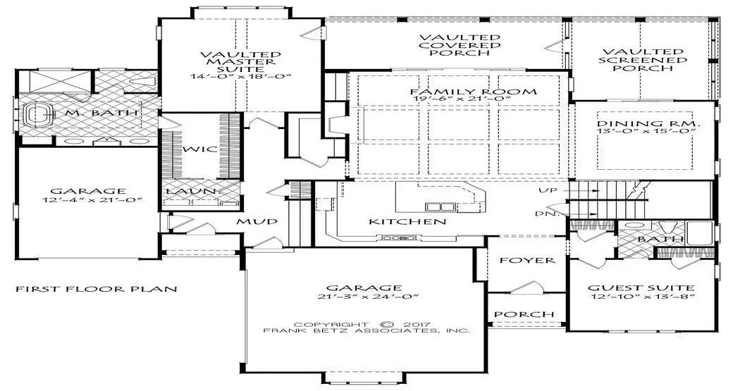 Lavista Park - Archival Designs House Plans, floor plan