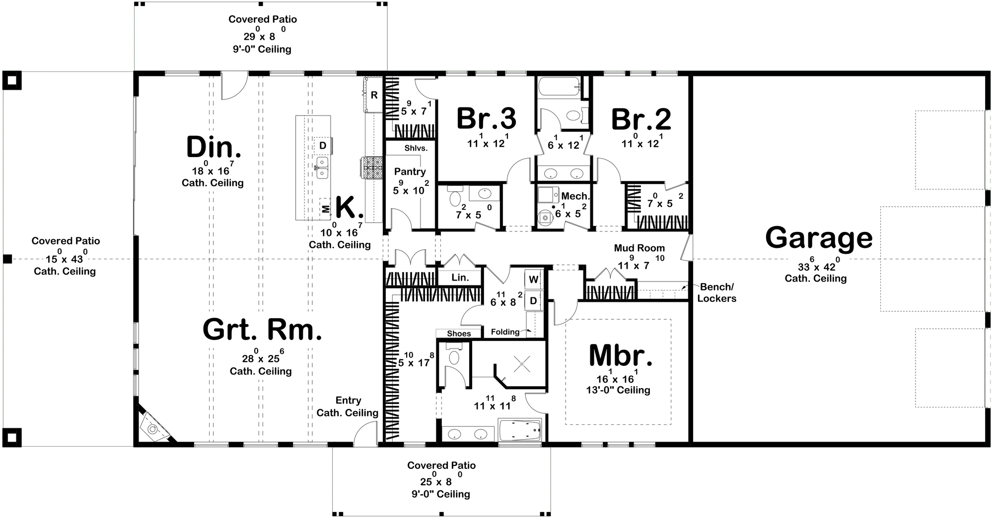 Limestone House Plan - Archival Designs House Plans floor plan