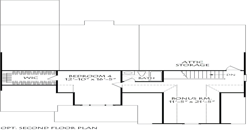 Logans Bluff - Archival Designs House Plans, floor plan