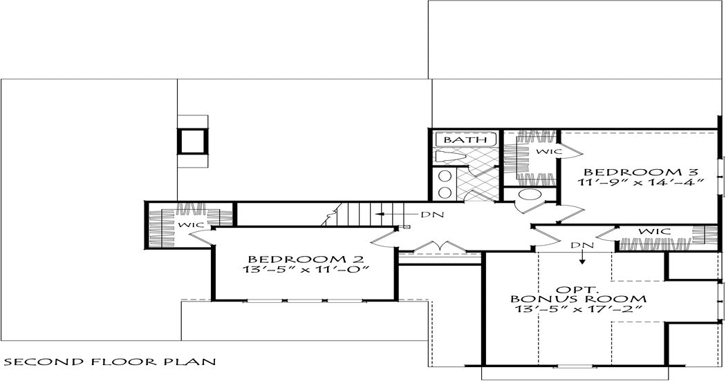 Longview Second Floor Plan