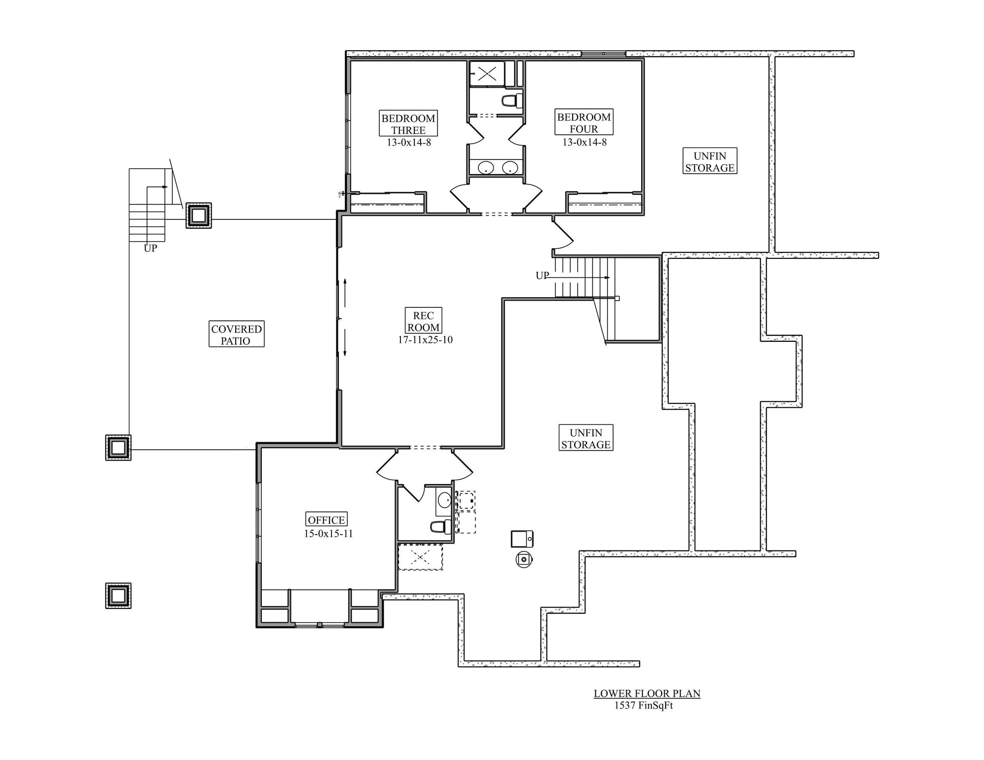 Woody Creek House Plan - Archival Designs House Plans, floor plan