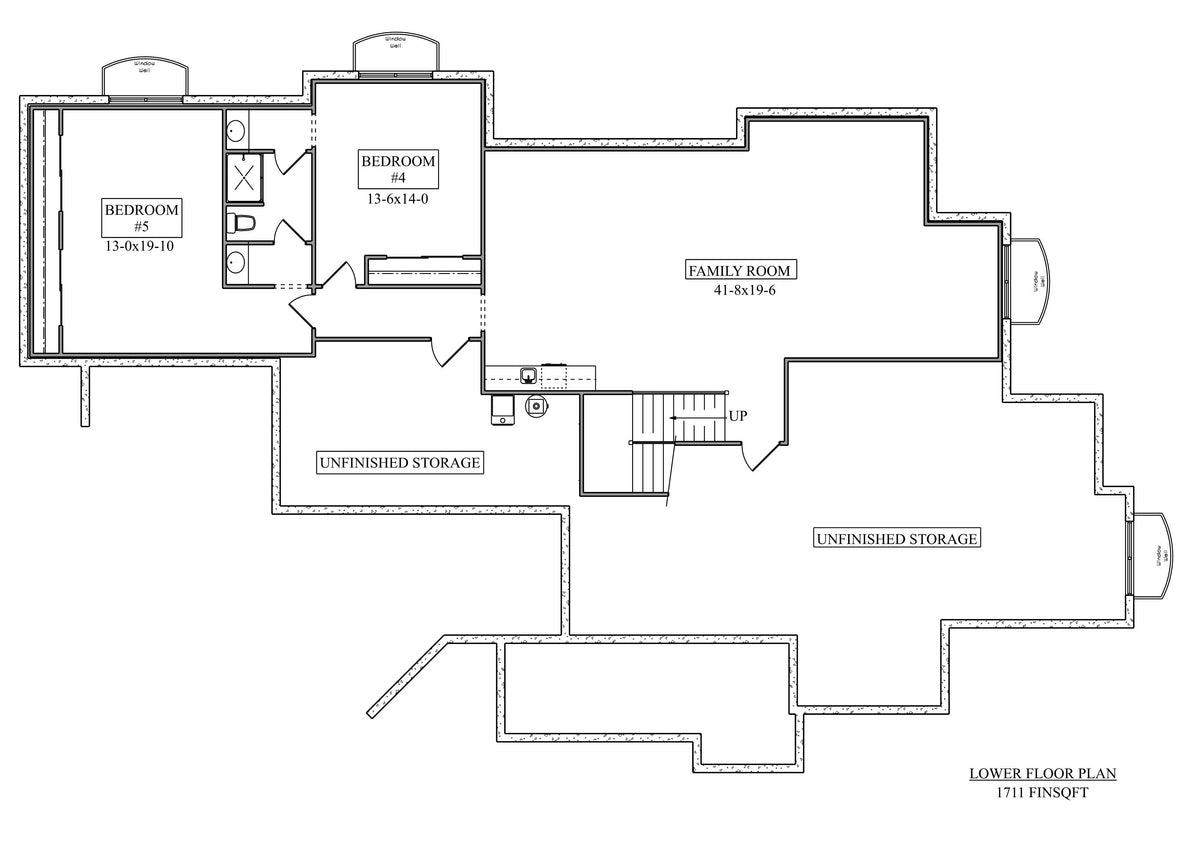 Mendoza Basement Floor Plan