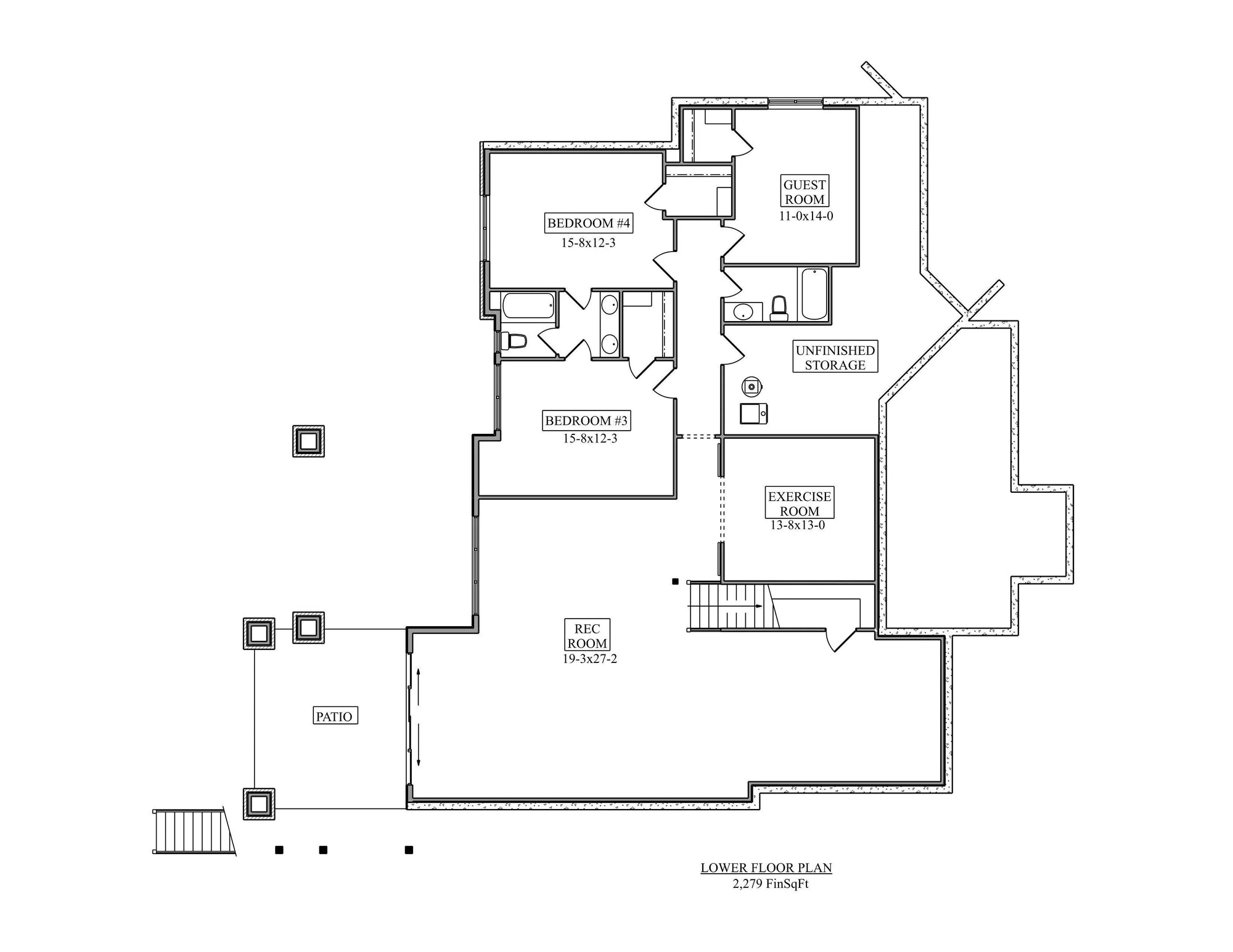 The Little Bear House Plan - Archival Designs House Plans, floor plan