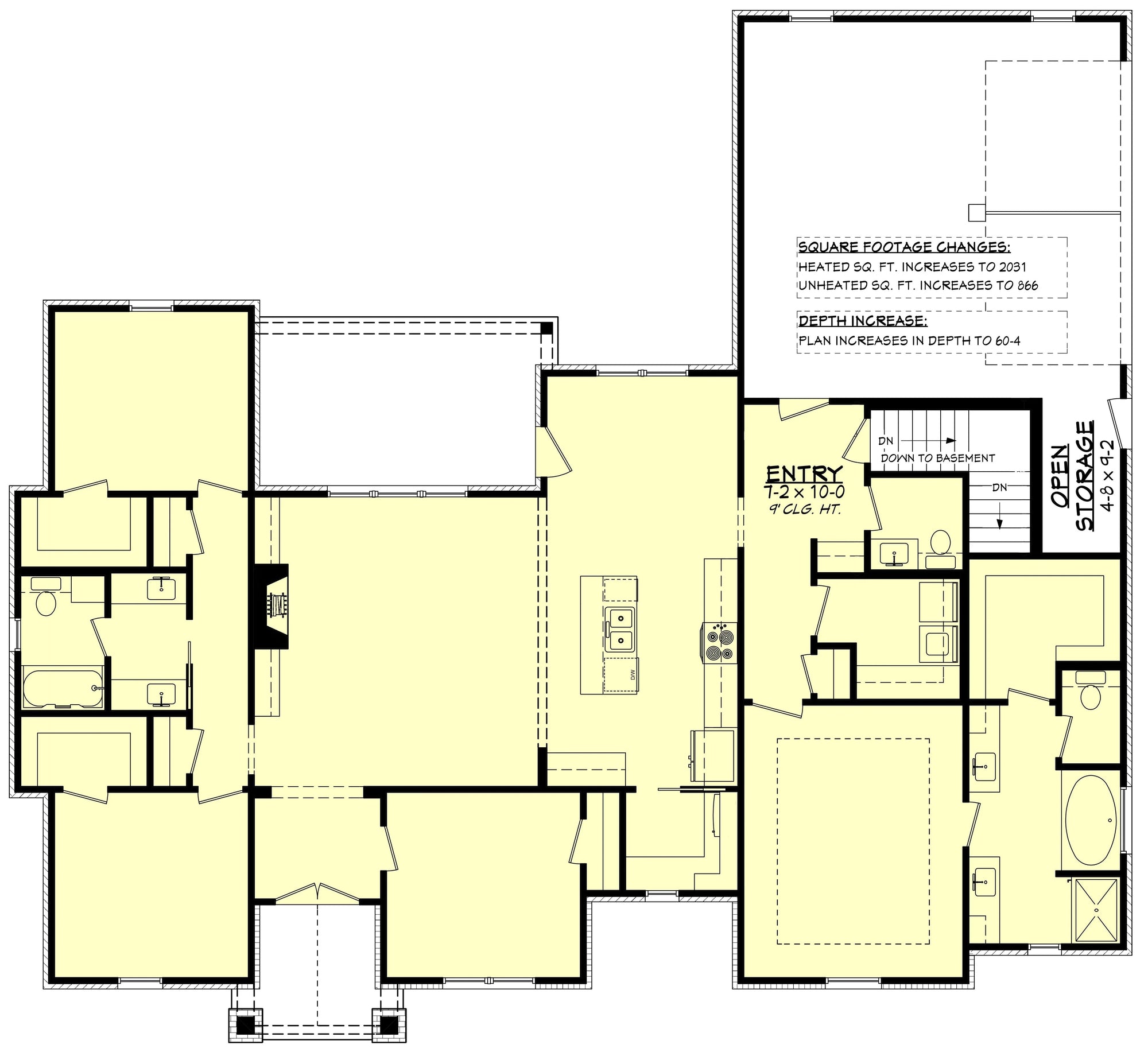 Lucas House Plan - Archival Designs House Plans, floor plan