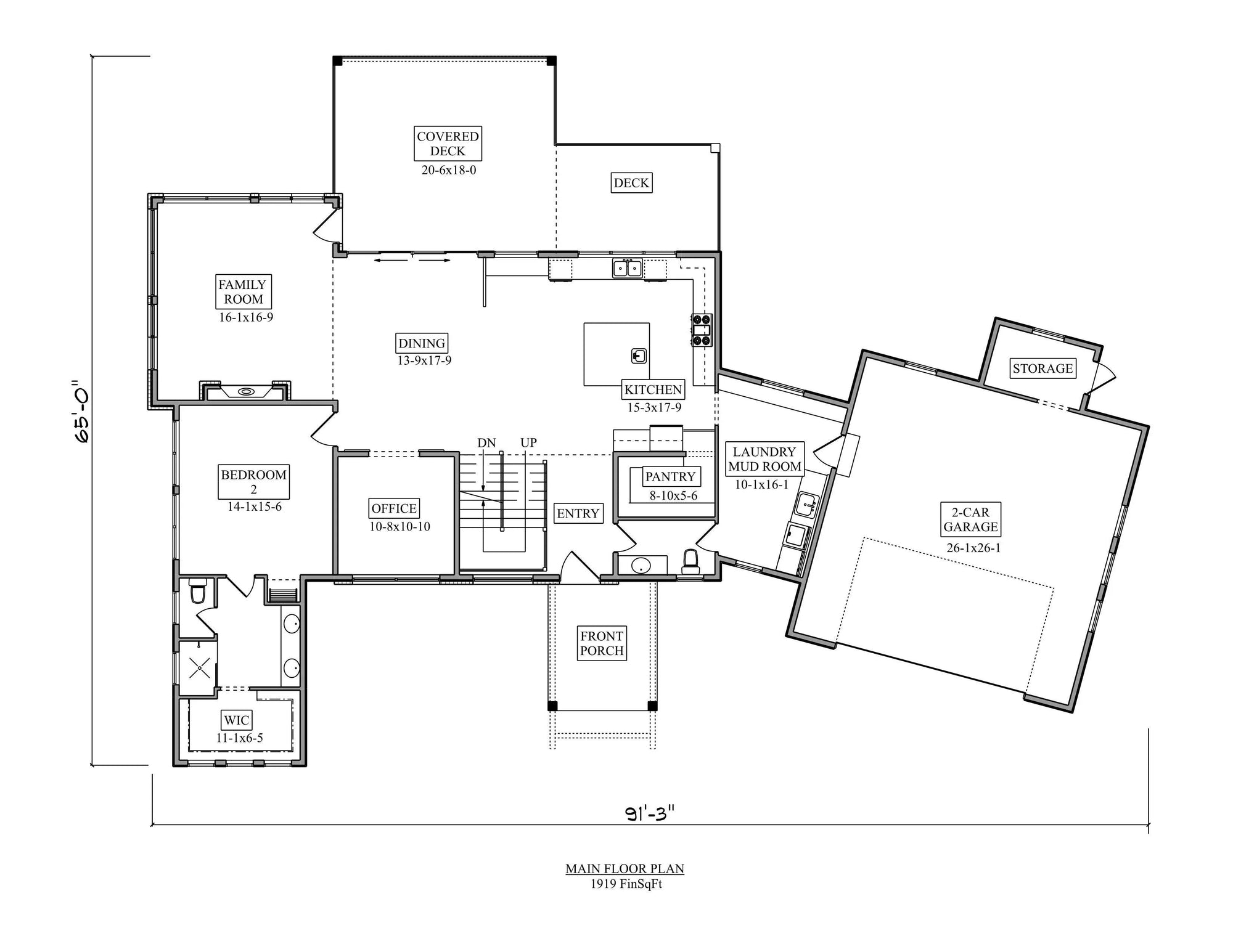 Burlington House Plan - Archival Designs House Plans, floor plan