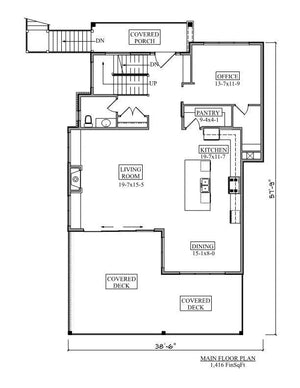 kingston hill house plan - archival designs house plans, floor plan