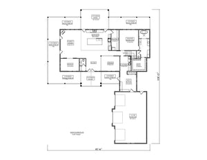 mitchell gulch house plan - archival designs house plans, floor plan