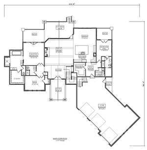 bonnet ridge house plan - archival designs house plans, floor plan