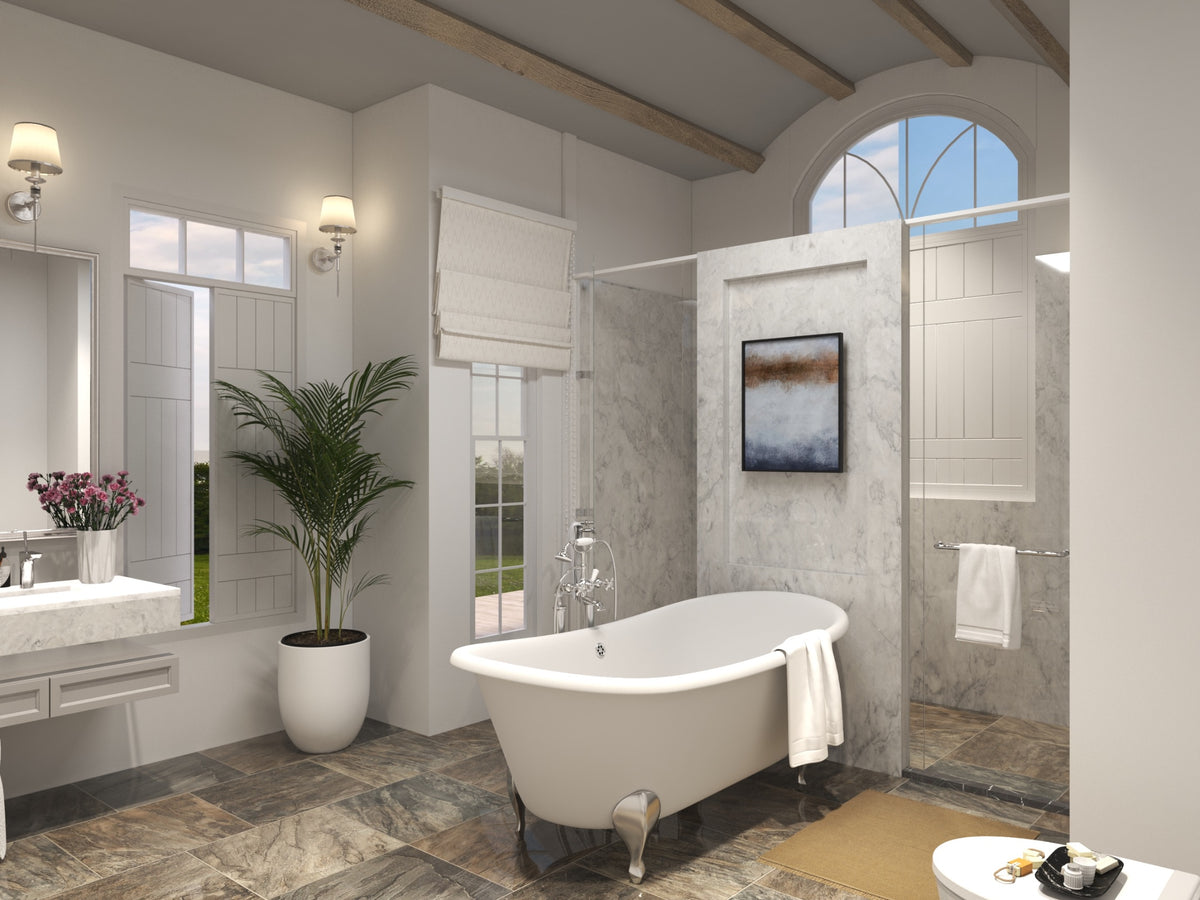 Woodfin Ridge Cottage B House Plan - Master Bath