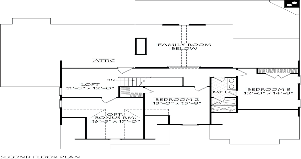 Milledgeville - Archival Designs House Plans, floor plan