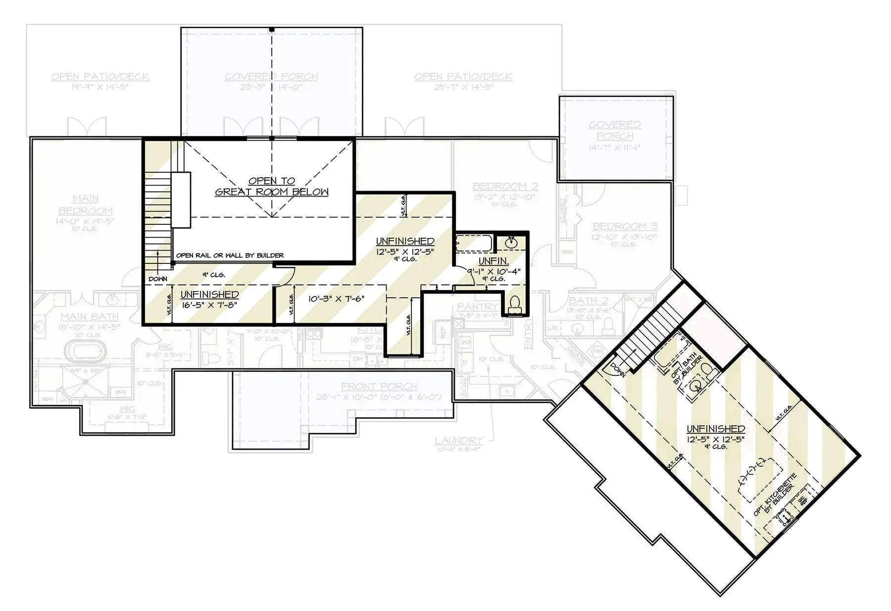 Oakwood House Plan - Archival Designs House Plans, floor plan