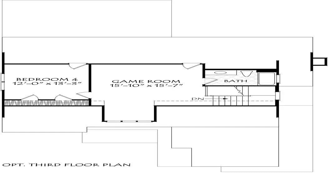 Olmstead Place - Archival Designs House Plans, floor plan