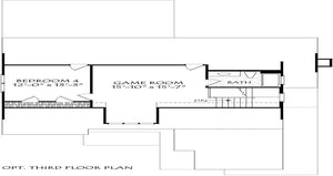 olmstead place - archival designs house plans, floor plan