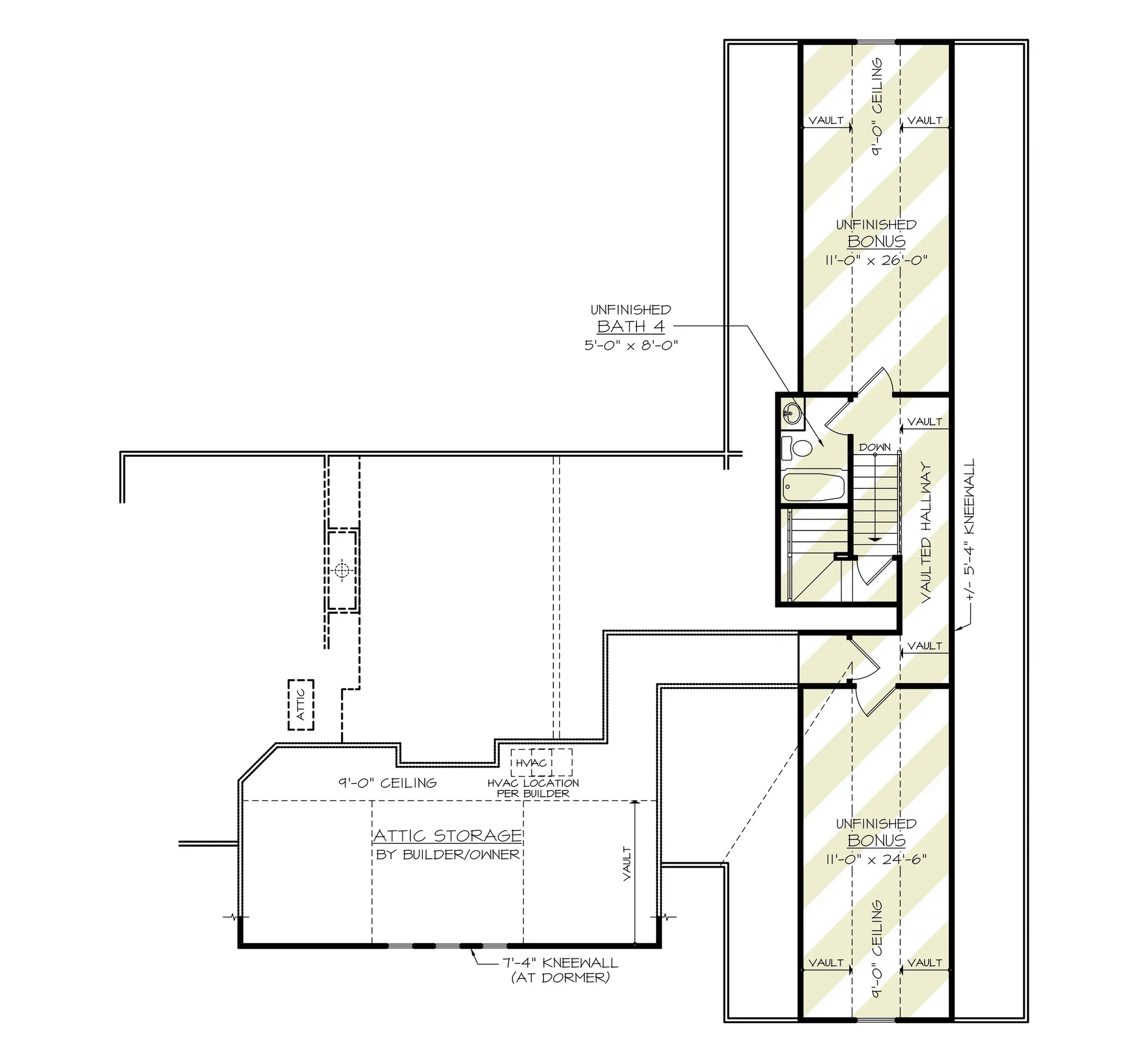 Pinecrest II House Plan - Archival Designs House Plans, floor plan