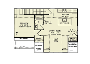poppy garage - archival designs house plans, floor plan