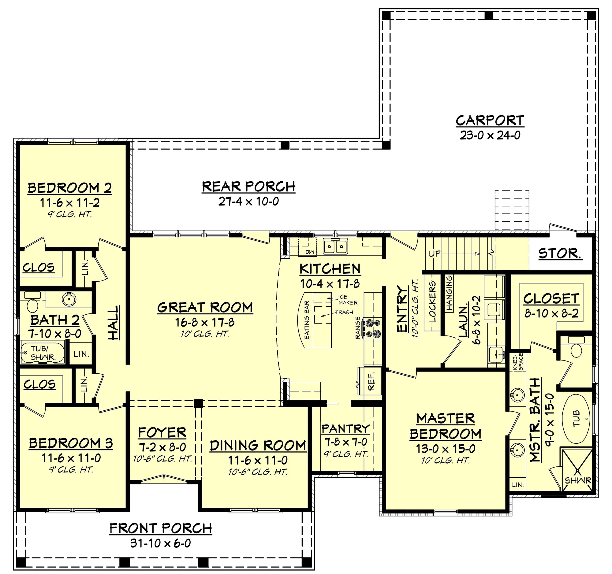 River Trace Main Floor Plan