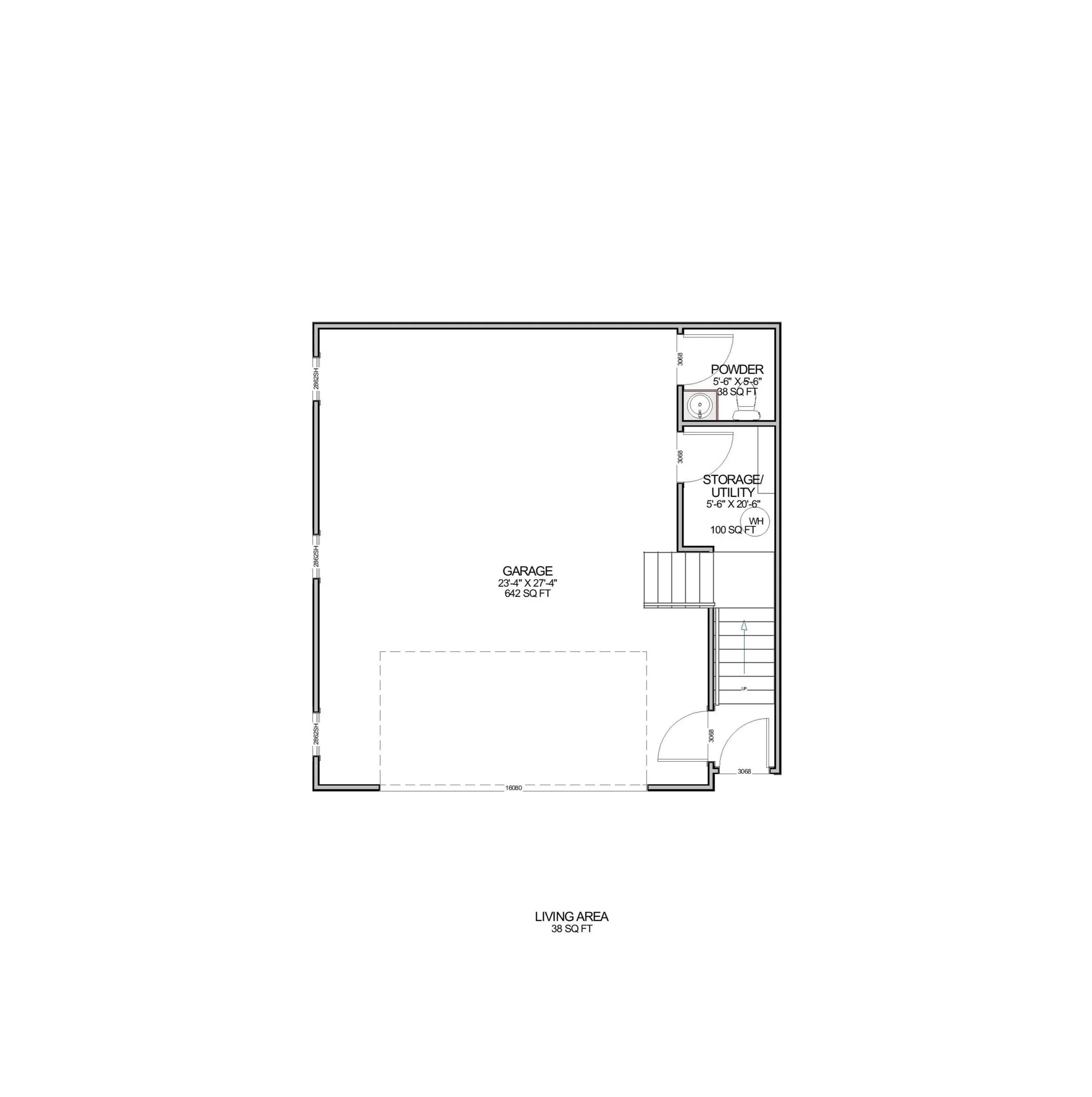 Riverside Garage Archival Designs Floor Plan
