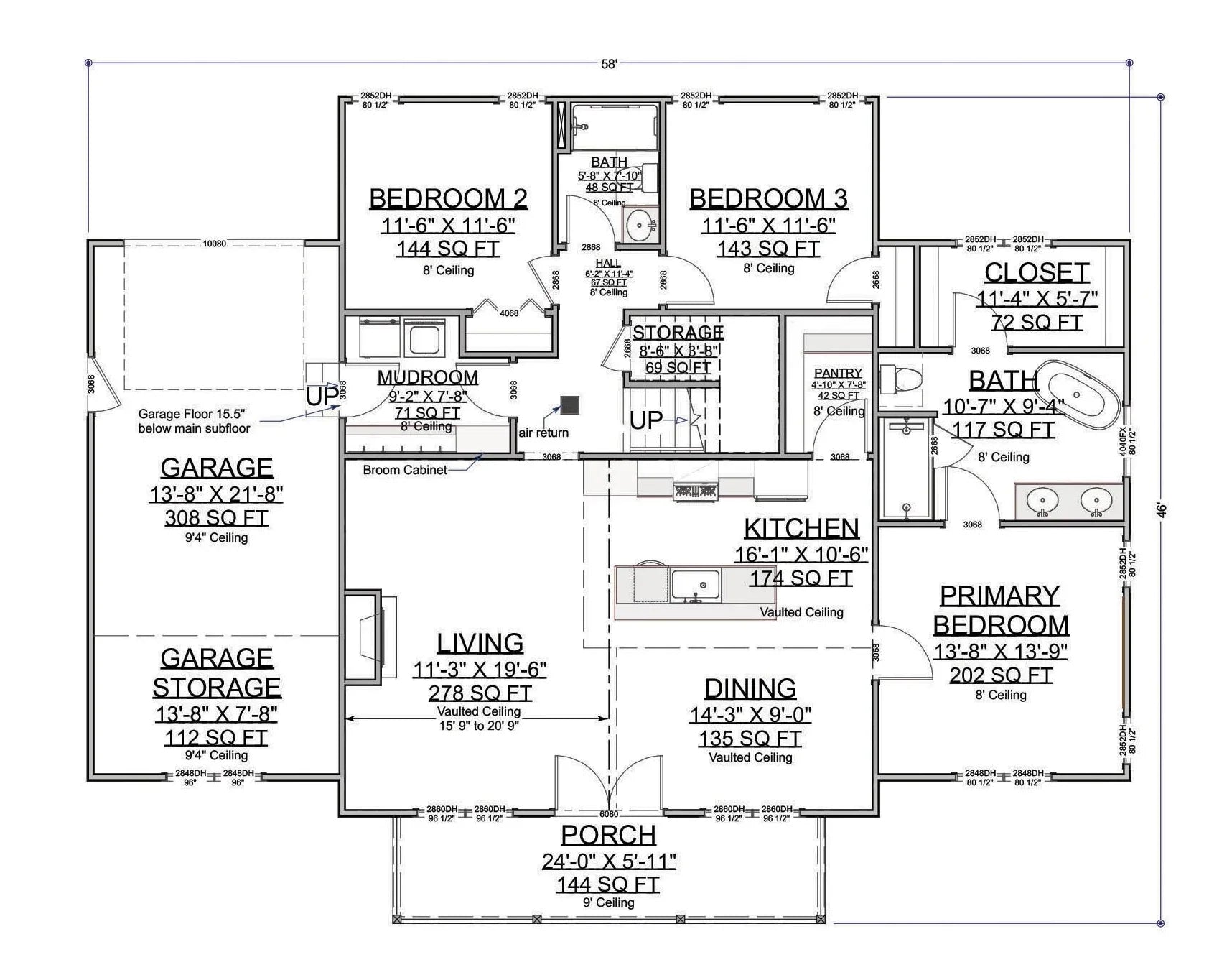 Riverstone Ranch Archival Designs Floor Plan