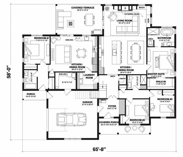 Romie House Plan|Modern Farmhouse Plan|Two Story House Plan