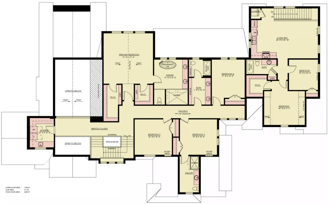 S5124-A Wellington House Second Floor Plan