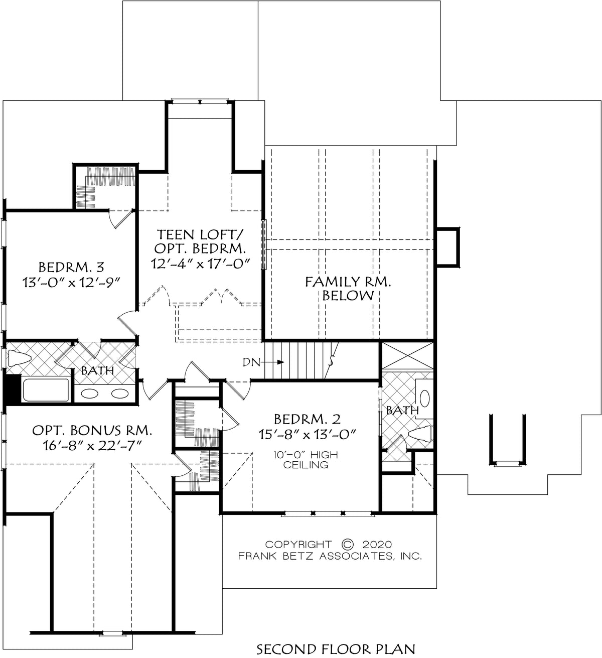 Shaker Heights Second Floor Plan