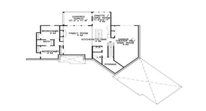 silverton creek cottage d house plan - archival designs house plans, floor plan