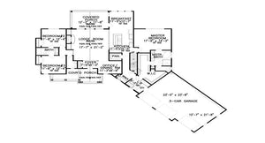 silverton creek cottage d house plan - archival designs house plans, floor plan