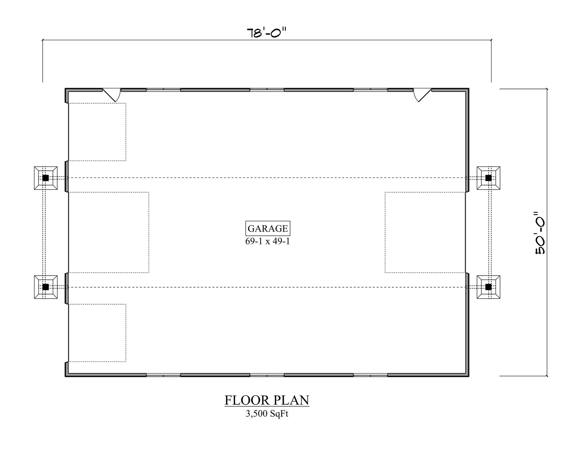 I7963-A Barn House | The Aveline 3640 Floor Plan
