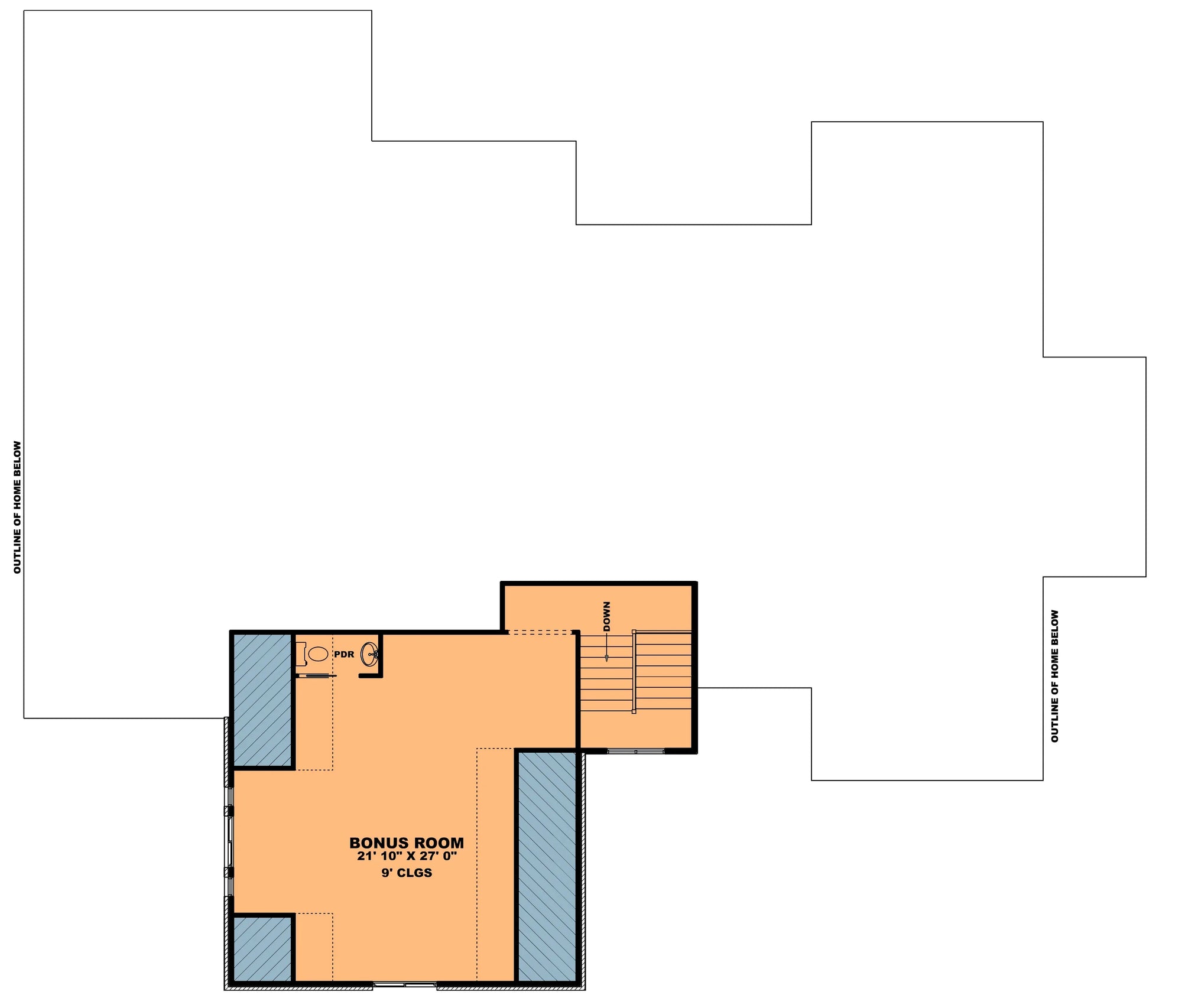 The Gables Archival Designs floor plan
