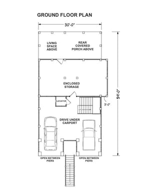 x7317-a the macy i house ground floor plan 4 beds 4 baths