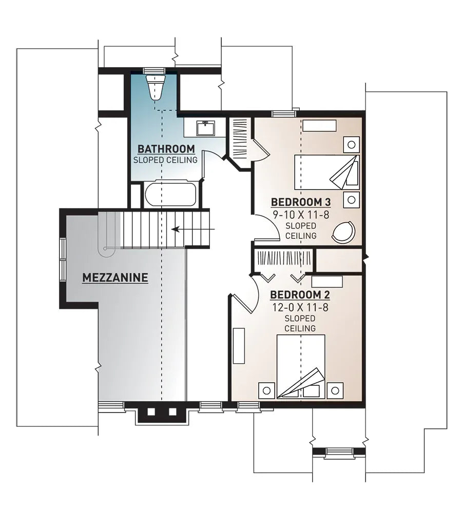 The Touchstone Second Floor Plan