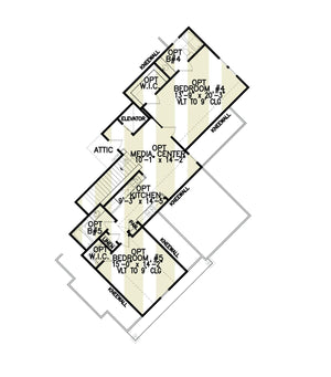 tiger creek cottage d - archival designs house plans, floor plan