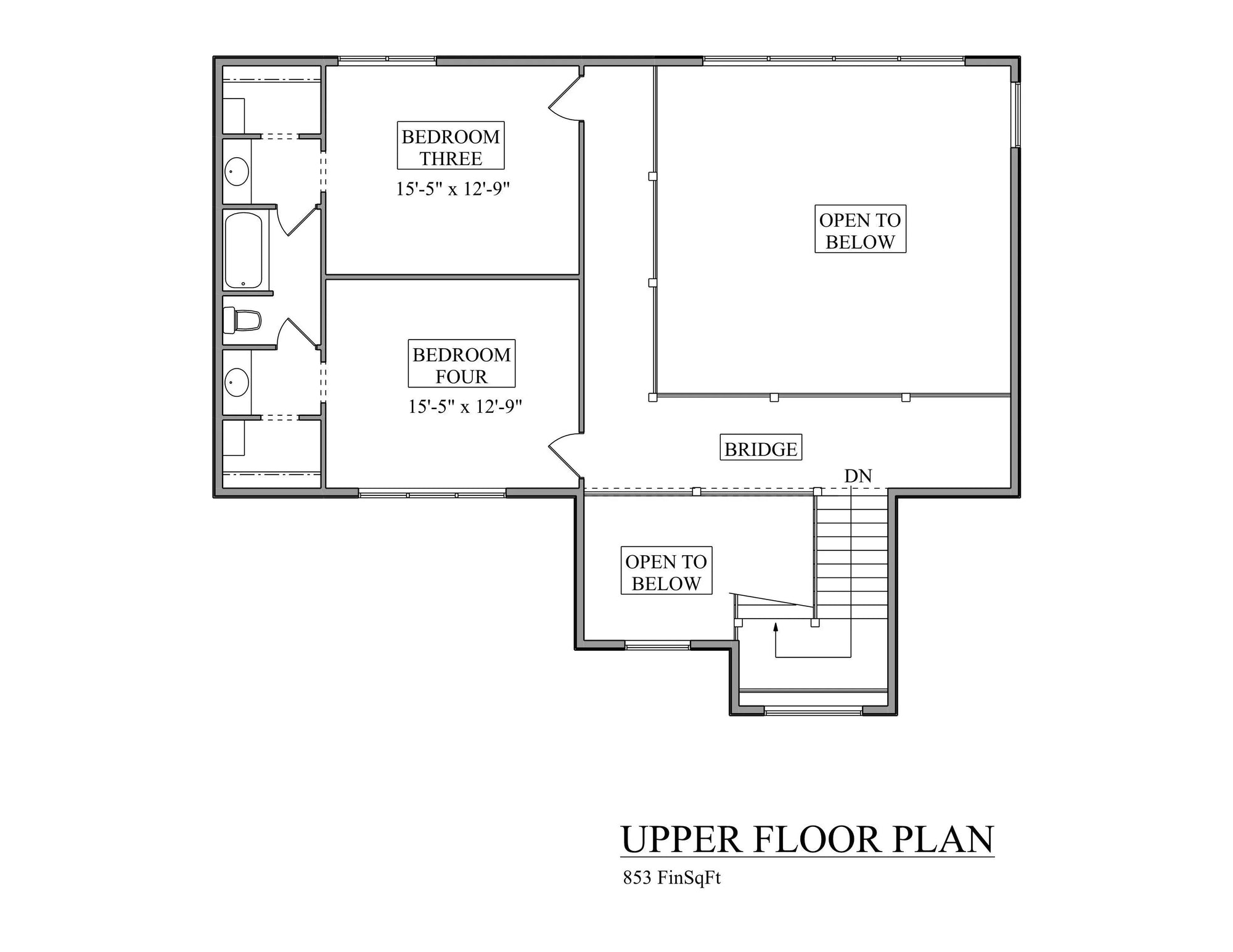 Millsboro Road II House Plan - Archival Designs House Plans, floor plan