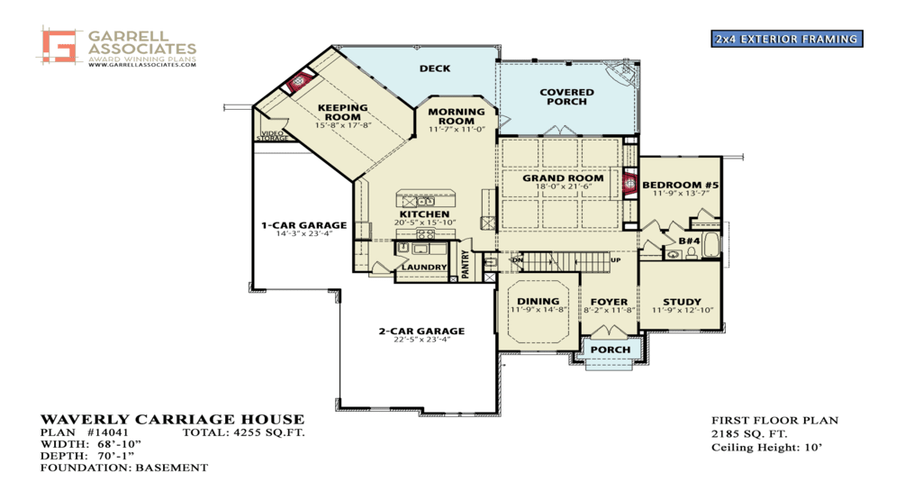 Waverly Carriage First Floor Plan