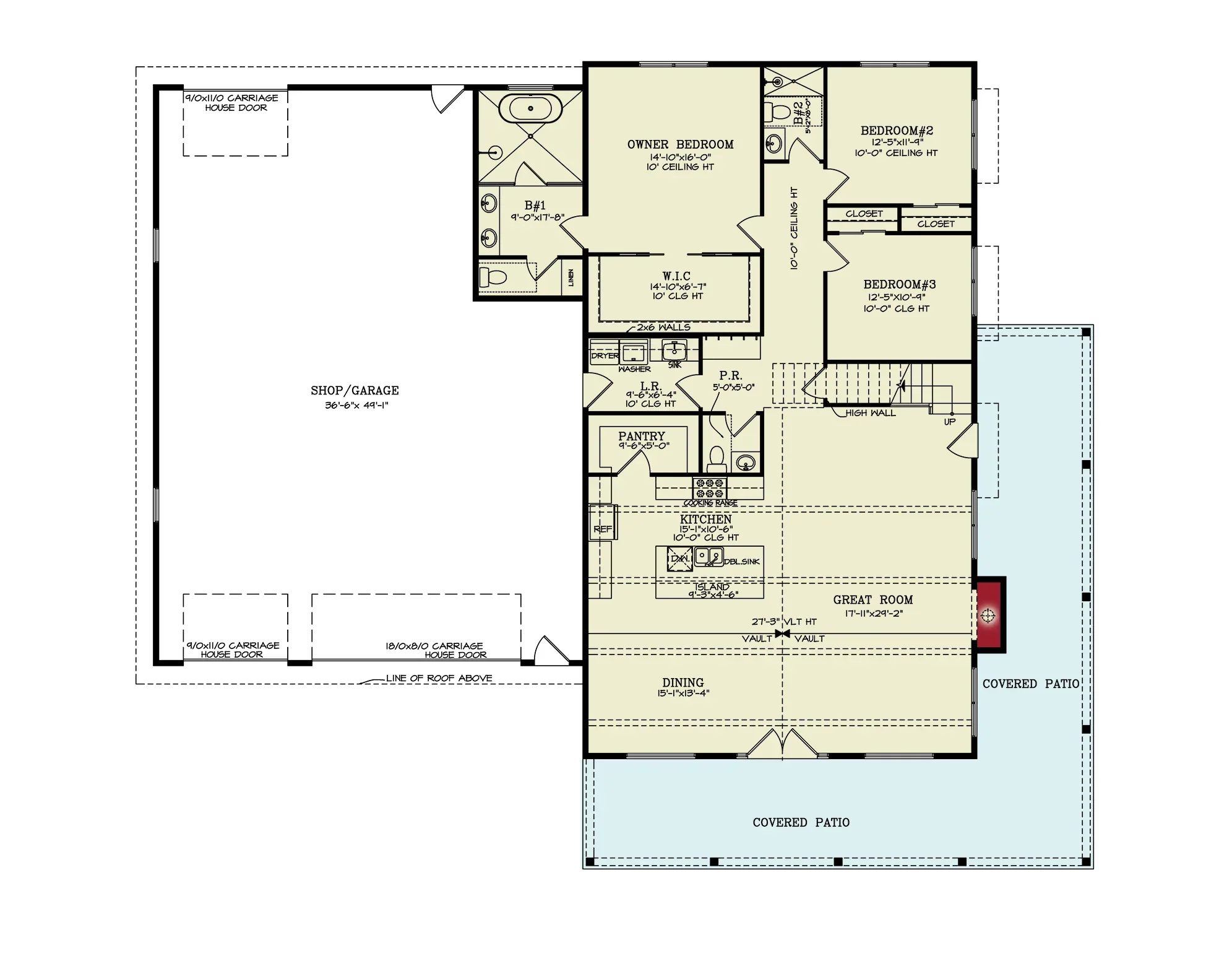 Whistlewood House Plan First Floor Plan