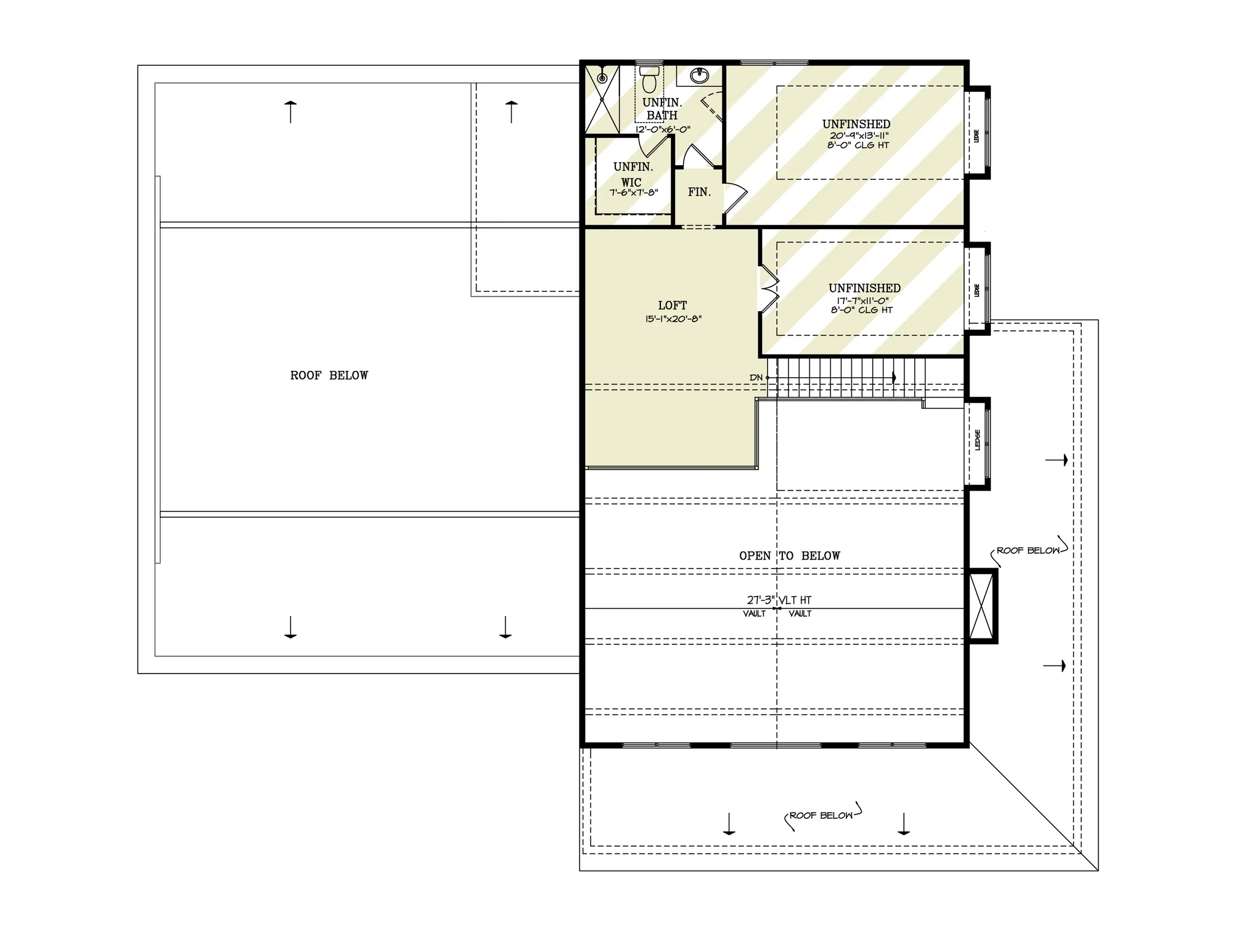 Whistlewood House Plan Second Floor Plan