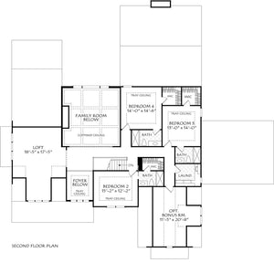windsor park - archival designs house plans, floor plan