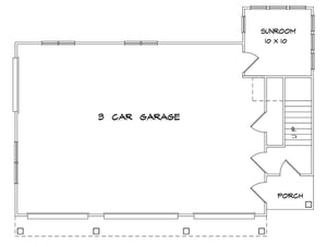 hemlock garage plan - archival designs house plans, floor plan
