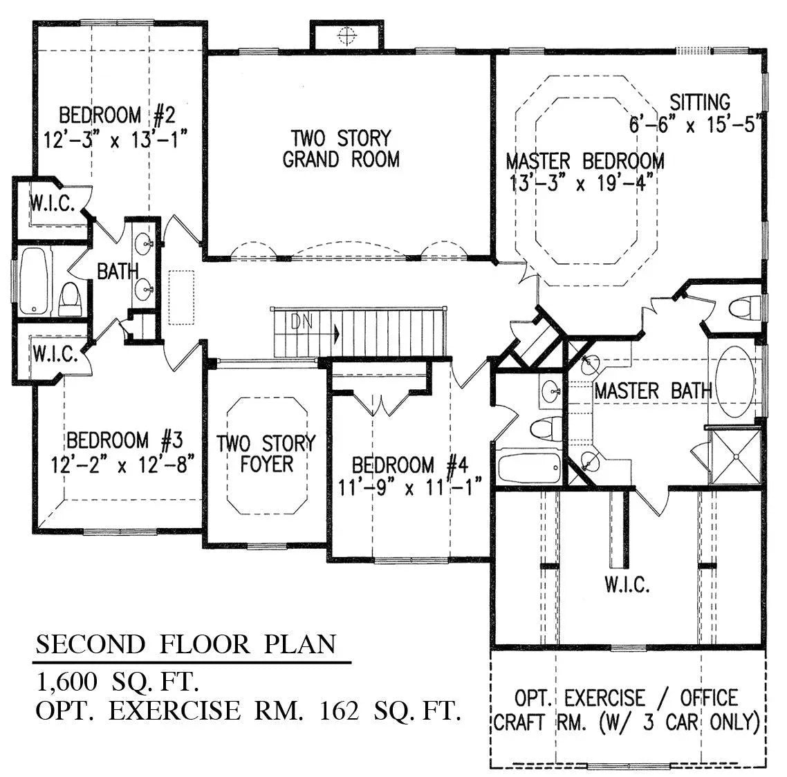 Wyndham - Archival Designs House Plans, floor plan