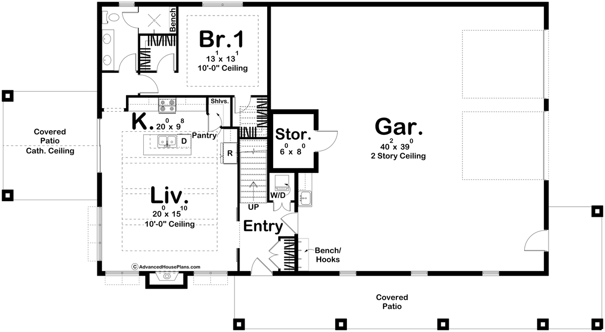 Batenhorst Barndominium Floor Plan - Main