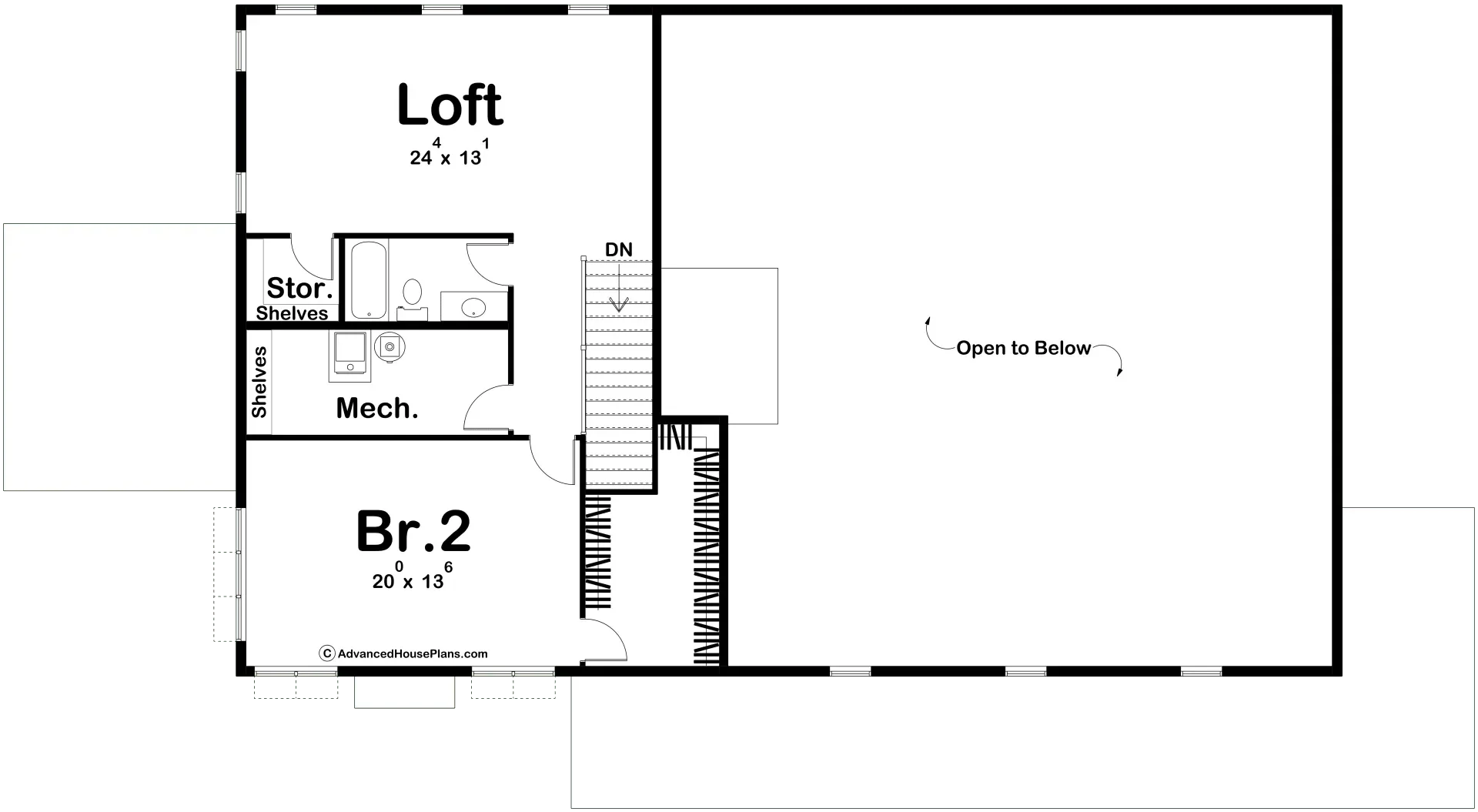 Batenhorst Barndominium - Archival Designs House Plans, floor plan
